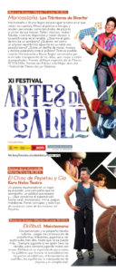 XI Festival de Artes de Calle, Salamanca