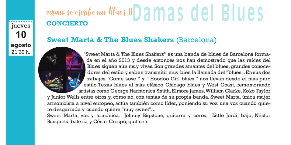 Sweet Marta & The Blues Shakers, Salamanca
