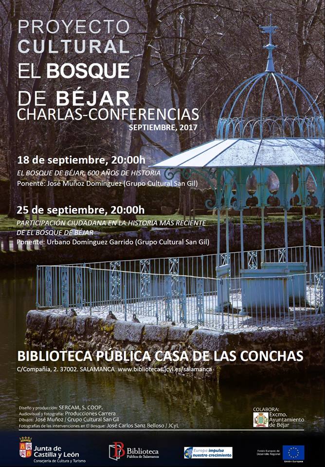 Conferencias, Proyecto Cultural El Bosque de Béjar, Casa de las Conchas