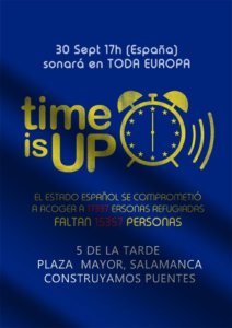 Time is up Plaza Mayor Salamanca Septiembre 2017