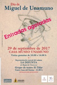 Día de Unamuno Universidad de Salamanca Septiembre 2017