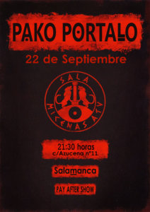 Pako Portalo Sala Micenas Adarsa Salamanca Septiembre 2017.