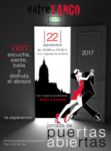 Jornada de Puertas Abiertas Entretango Salamanca Septiembre 2017