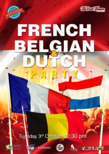 French, Belgian & Dutch Party The Irish Theatre Salamanca Octubre 2017