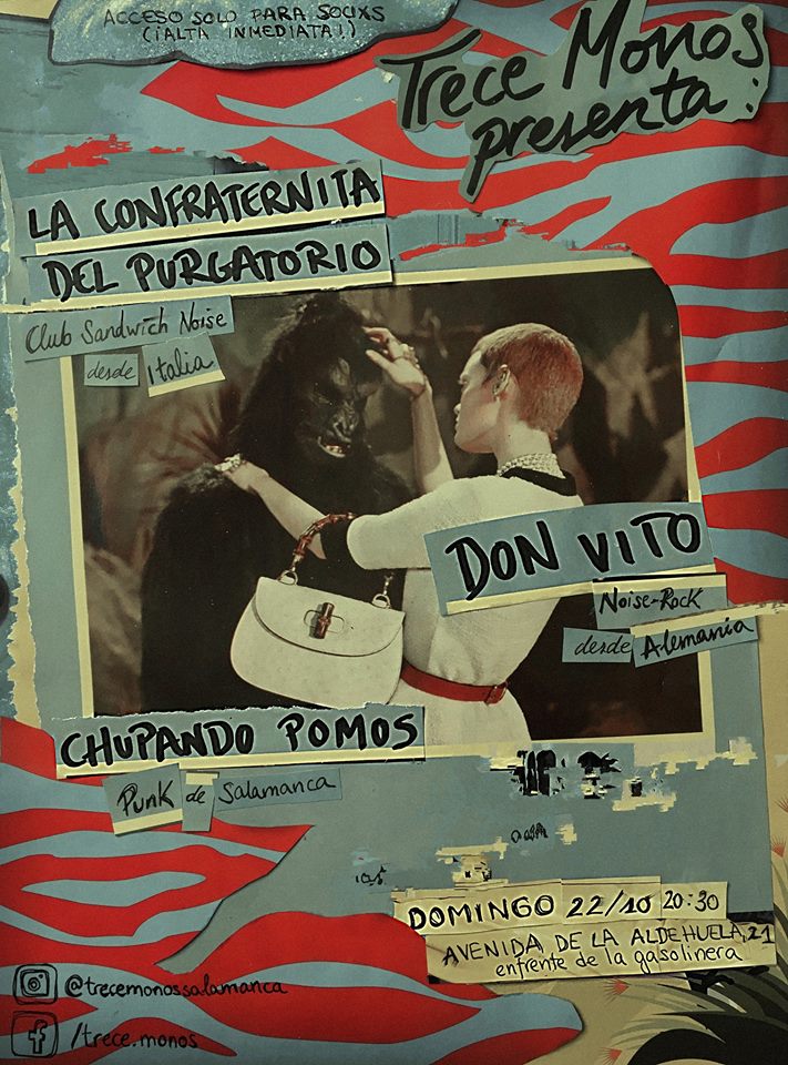 Don Vito + La Confraternita del Purgatorio + Chupando Pomos Trece Monos Salamanca Octubre 2017