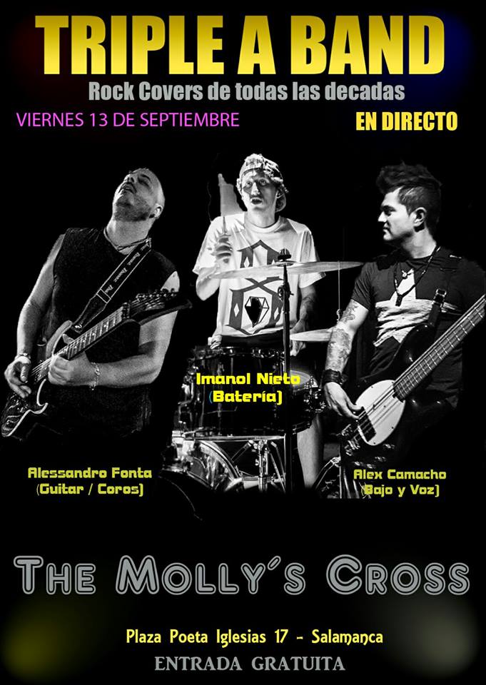 Triple a Band The Molly's Cross Salamanca Octubre 2017