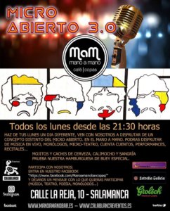 Micro Abierto 3.0 Bar Mano a Mano Salamanca 2017-2018