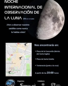 Noche Internacional de Observación de la Luna Supernova Salamanca Octubre 2017