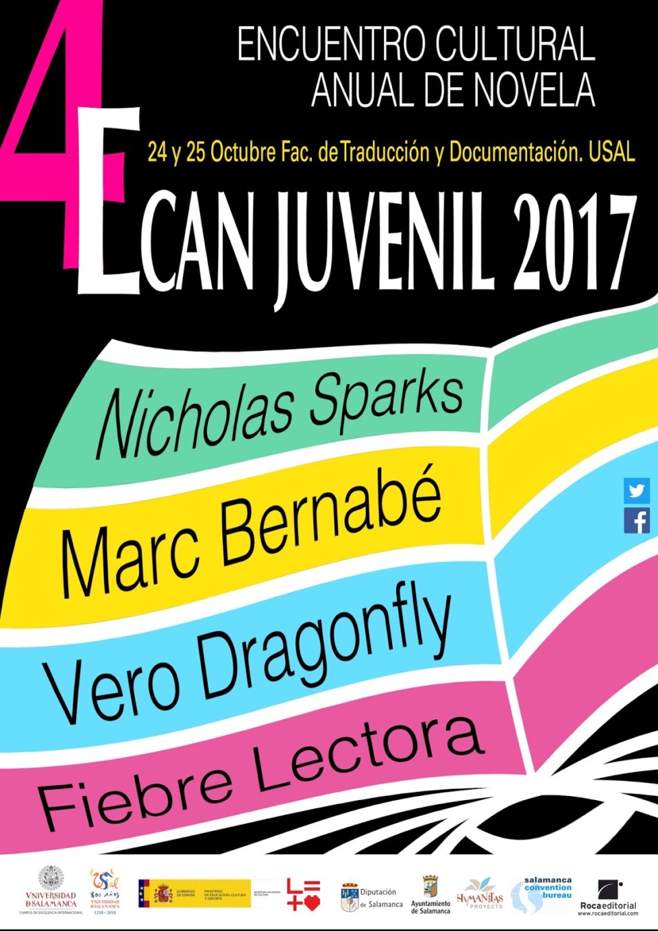 IV Encuentro Cultural Anual de Novela Juvenil ECAN Juvenil 2017 Salamanca Octubre