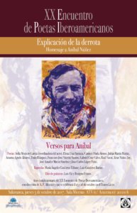 Versos para Aníbal Sala Micenas Adarsa Salamanca Octubre 2017
