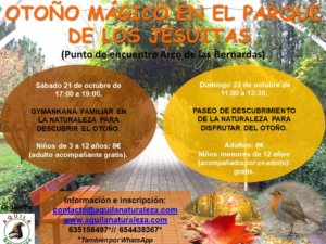 Otoño Mágico en el Parque de los Jesuitas Aquila Naturaleza Salamanca Octubre 2017