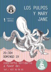 Sala Micenas Adarsa Los Pulpos & Mary Jane Salamanca Noviembre 2017