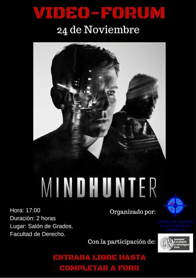 Facultad de Derecho Mindhunter Salamanca Noviembre 2017