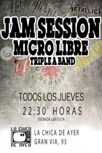 La Chica de Ayer Jam Session Salamanca 2017-2018
