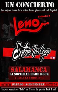 La Sociedad Hard Rock Club Entre las Cejas Salamanca Diciembre 2017
