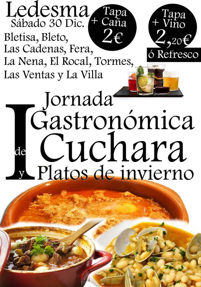 Ledesma I Jornada Gastronómica de Cuchara y Platos de Invierno Diciembre 2017
