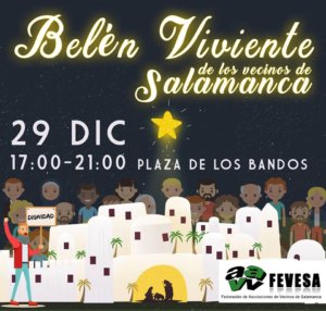 Plaza del Oeste Belen Viviente de los Vecinos de Salamanca Diciembre 2017