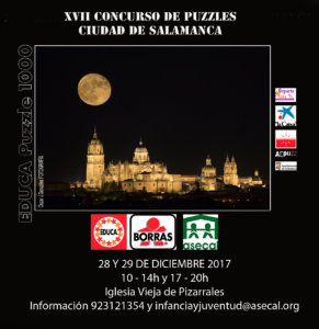 Asecal XVII Concurso Nacional de Puzzles Ciudad de Salamanca Diciembre 2017