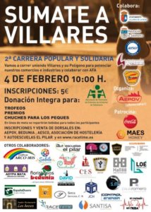 Villares de la Reina II Carrera Popular Solidaria Súmate a Villares Febrero 2018