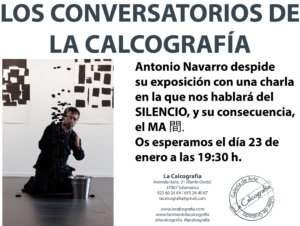 La Calcografía Antonio Navarro Los conversatorios de La Calcografía Salamanca Enero 2018