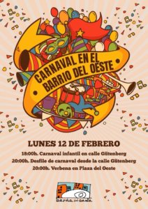 Asociación de Vecinos Barrio del Oeste ZOES Carnaval Salamanca Febrero 2018