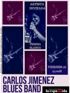 La Espannola Carlos Jiménez Blues Band Teresa Blanco Salamanca Enero 2018