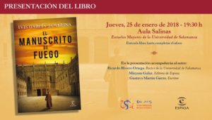 Escuelas Mayores El manuscrito de fuego Salamanca Enero 2018
