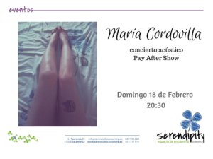 Serendípity María Cordovilla Salamanca Febrero 2018