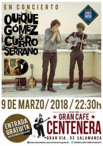 Centenera Quique Gómez & Curro Serrano Salamanca Marzo 2018
