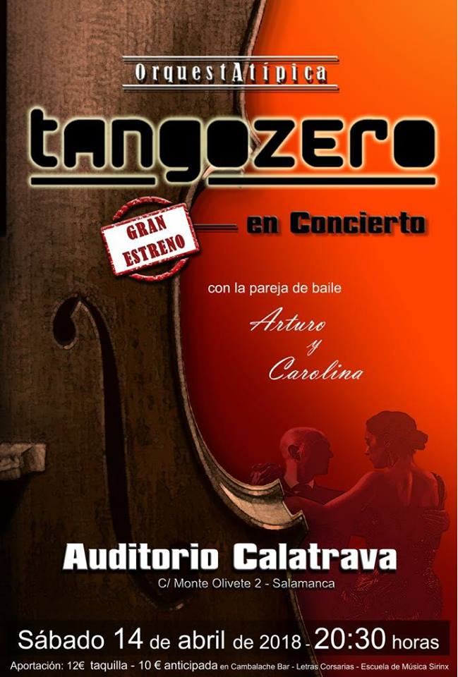 Auditorio Calatrava Tango Zero Salamanca Abril 2018