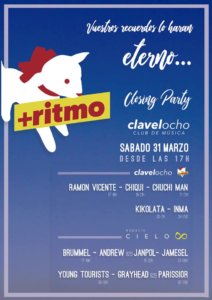 Clavel Ocho Closing Party Salamanca Marzo 2018