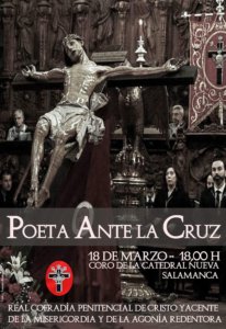 Catedral Nueva Poeta ante la Cruz Salamanca Marzo 2018