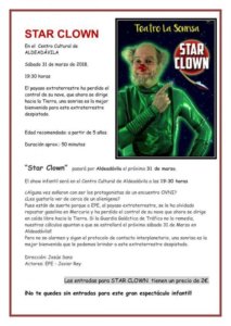 Aldeadávila de la Ribera Star clown Marzo 2018