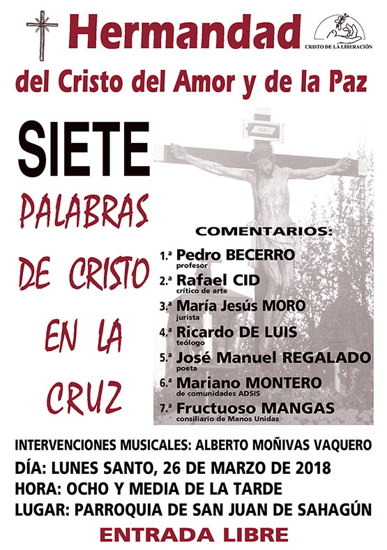 Iglesia de San Juan de Sahagún Siete Palabras de Cristo en la Cruz Salamanca Marzo 2018