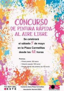 Plaza de Carmelitas Concurso de Pintura Rápida al Aire Libre ZOES Salamanca Mayo 2018