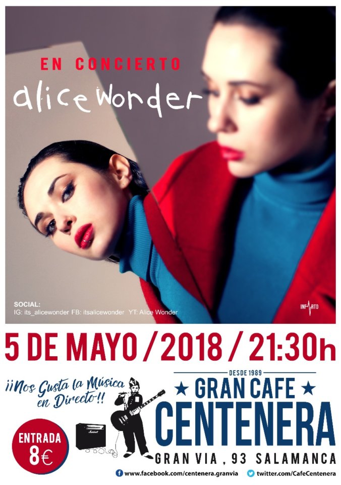Centenera Alice Wonder Salamanca Mayo 2018