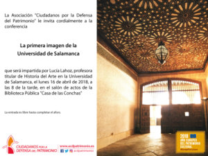 Casa de las Conchas La primera imagen de la Universidad de Salamanca Abril 2018