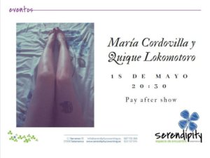 Serendípity María Cordovilla y Quique Lokomotoro Salamanca Mayo 2018