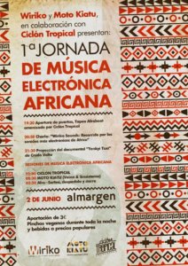 Espacio Almargen I Jornada de Música Electrónica Africana Salamanca Junio 2018
