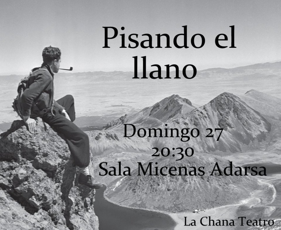 Sala Micenas Adarsa La Chana Teatro Pisando el llano Salamanca Mayo 2018