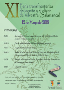 Vilvestre XI Feria Transfronteriza del Aceite y el Olivar Mayo 2018