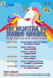 Teatro Cervantes XXII Muestra de Teatro Infantil Béjar Junio 2018