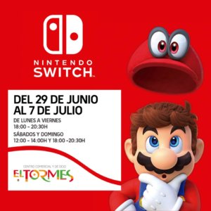 Centro Comercial El Tormes Nintendo Switch Santa Marta de Tormes Junio julio 2018