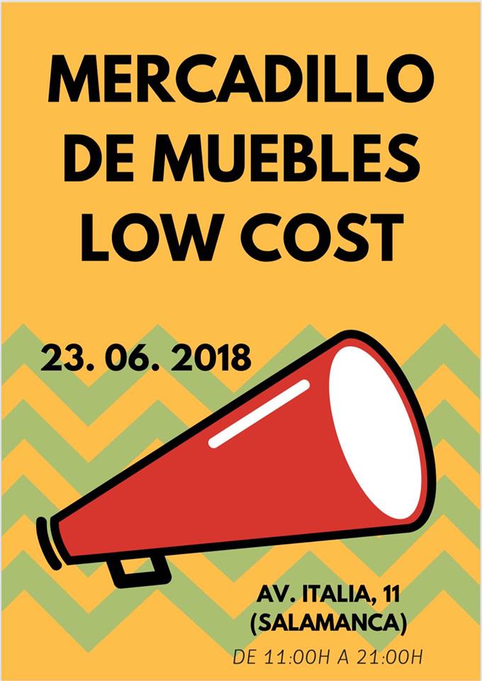 Salamanca Mercadillo de Muebles Low Cost Junio 2018