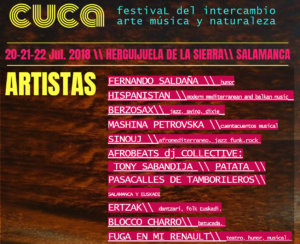 Herguijuela de la Sierra Cuca 4 Caminos Festival Julio 2018