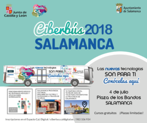 Plaza de los Bandos Ciberbús 2018 Salamanca Julio