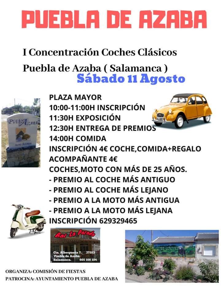 Puebla de Azaba I Concentración de Coches Clásicos Agosto 2018
