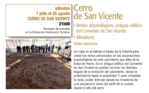 Cerro de San Vicente Visitas Guiadas Plazas y Patios Salamanca Julio agosto 2018
