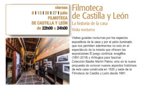 Filmoteca de Castilla y León La historia de la casa Plazas y Patios Salamanca Julio 2018