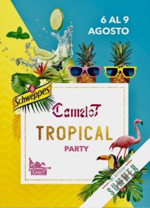 Camelot Tropical Party Salamanca Agosto 2018